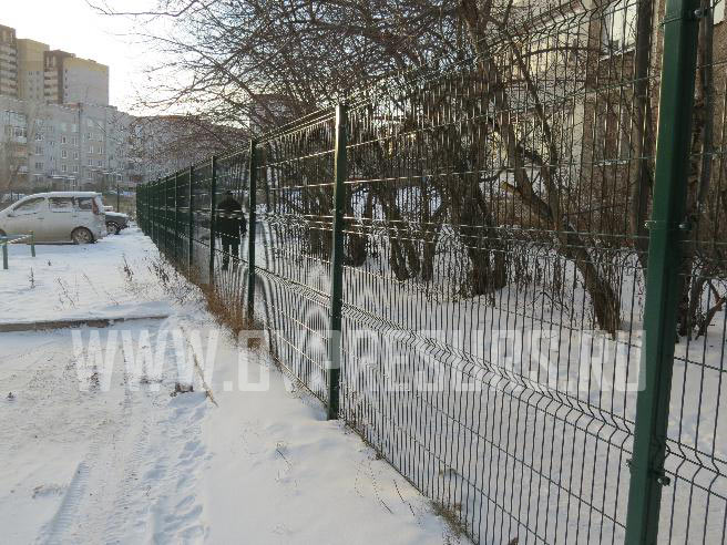ЖСК № 46  на ул. Вильямса, ограждение FENSYS