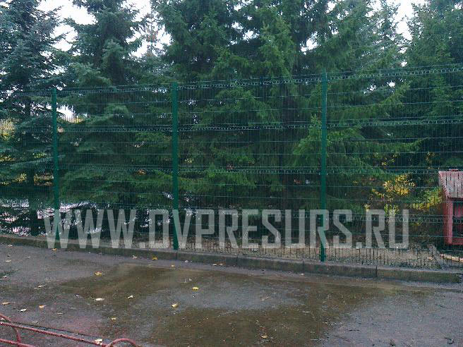 Территория парковки, ограждение FENSYS