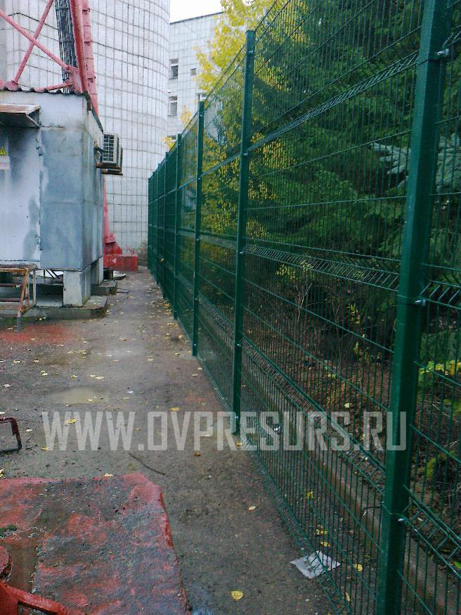 Территория парковки, ограждение FENSYS
