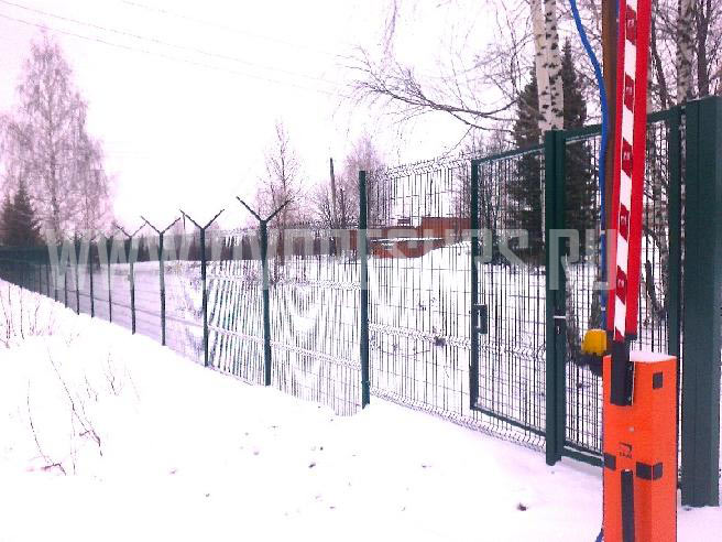 Режимные объекты РТРС в населенных пунктах  Егва, Кунгур, Барда. Ограждение FENSYS